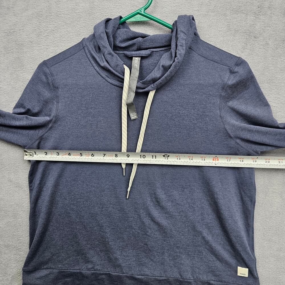 Vuori Hoodie Blue Gray Athleisure Pullover Size Medium Loungwear - Picture 4 of 7